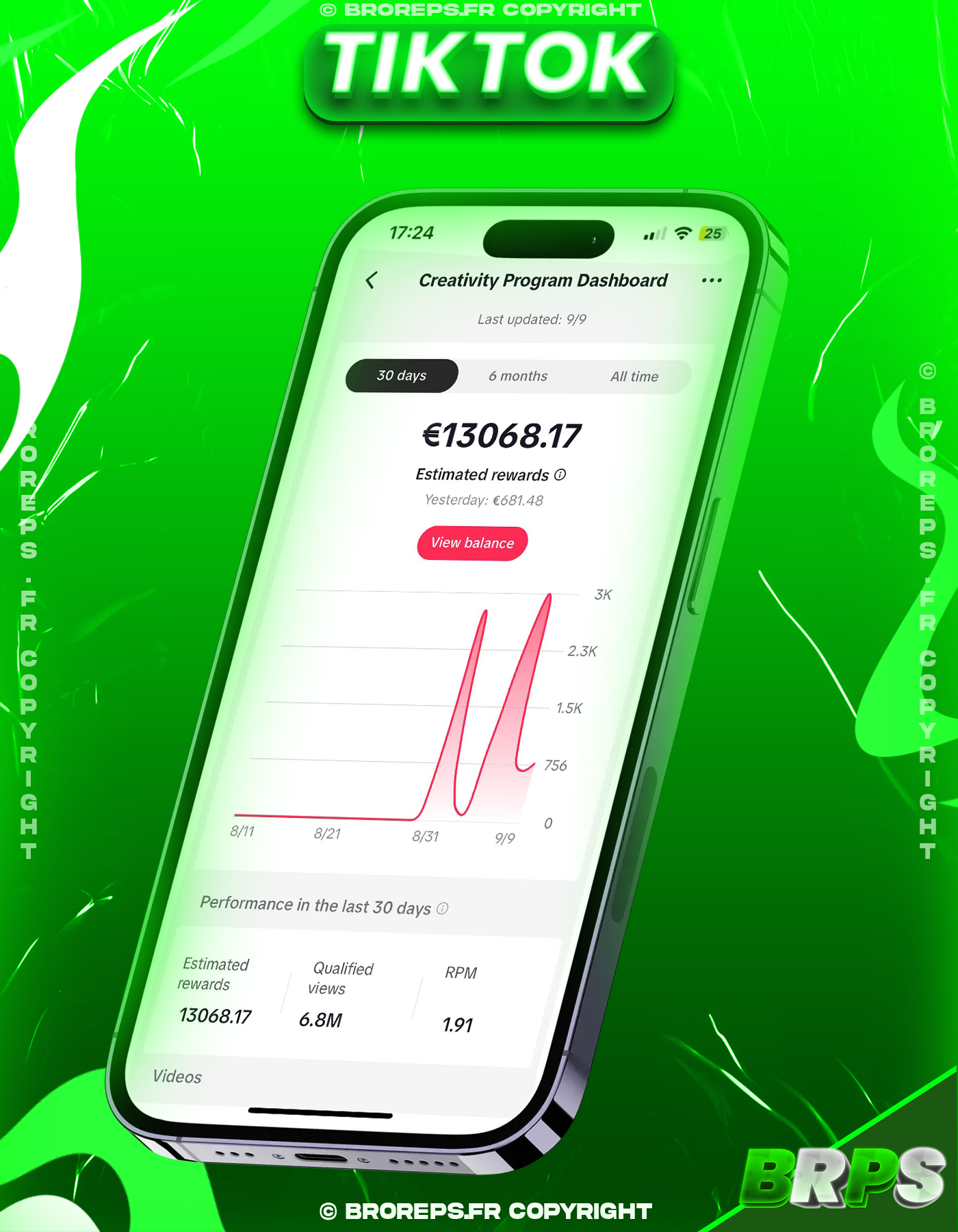 Vues TikTok